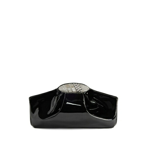 ジュゼッペザノッティ レディース クラッチペダル御徒面子 御徒面子 Gz dumpling goatskin clutch bag Black