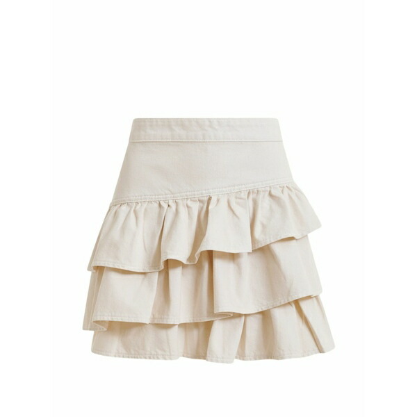 エッセンシャルアントワープ レディース スコート ボトムス Ruffled mini skirt Neutrals