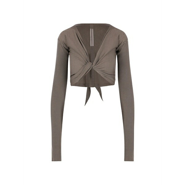 リックオウエンス レディース プルオーバー トップス Tie-fastening cropped top Neutrals