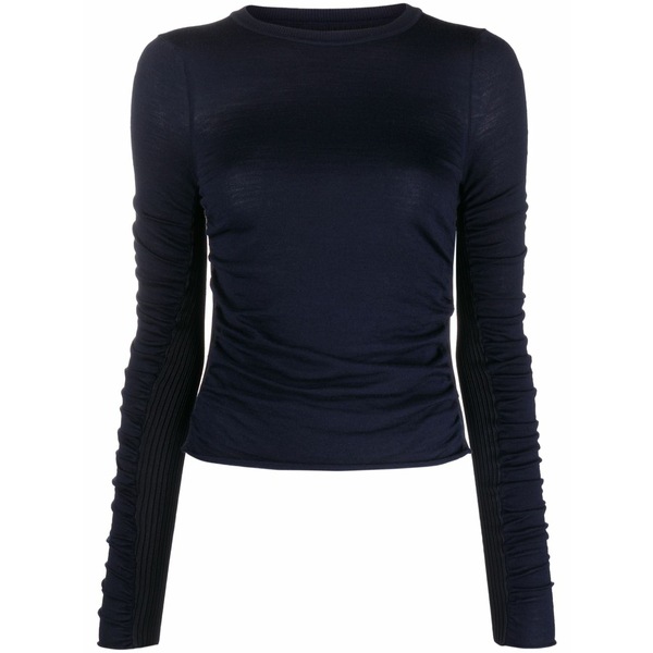 ジャクエムス レディース 編み物\u0026プルオーバー アウター La maille sargas jumper Blue