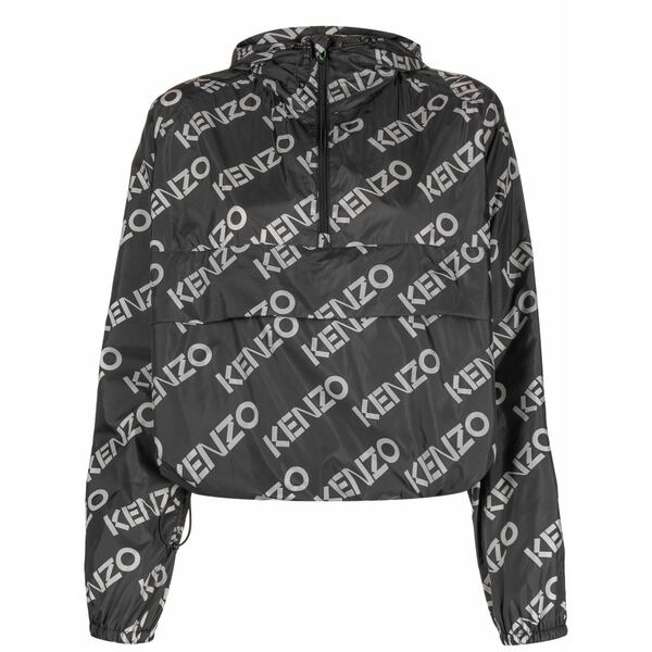 ケンゾー レディース 上衣＆上衣 アウター Logo-print jacket Black