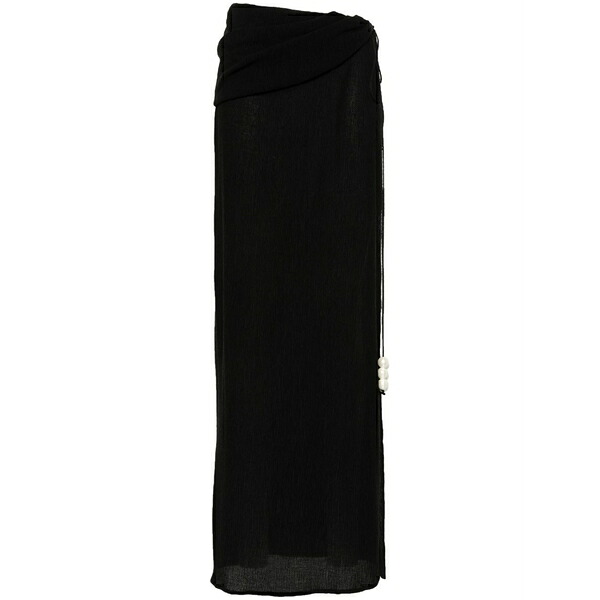 マグダ・ブトリム レディース スコート ボトムス Asymmetric-design skirt Black