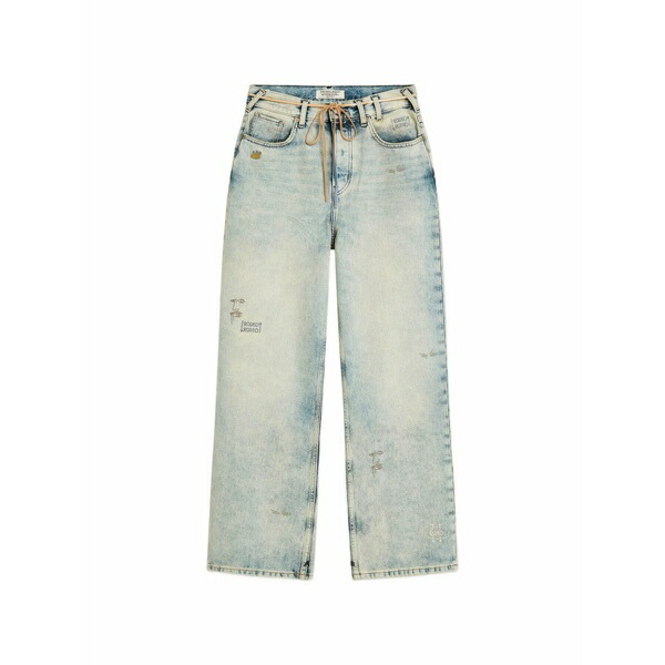 スコッチアンドソーダ レディース ジーンズズボン下 ボトムス Acid-wash jeans Blue