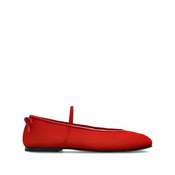 ノダレト レディース サンダル シューズ Leather ballerina shoes  Red
