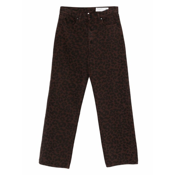 ラグアンドボーン レディース デニムパンツ ボトムス Shea leopard-print jeans Brown｜asty 80,190円