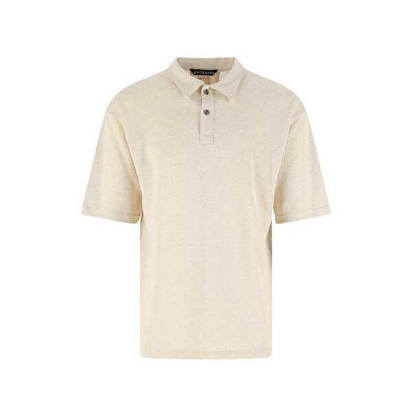 白いこと真砂 メンズ スポーツシャツ トップス Short-sleeve polo shirt Neutrals