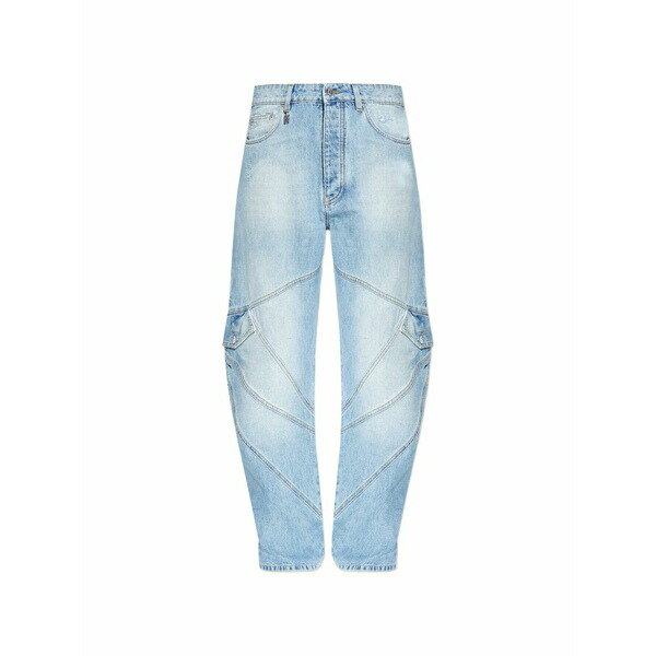 アミリ レディース ジーンズズボン下 ボトムス Panelled jeans Blue