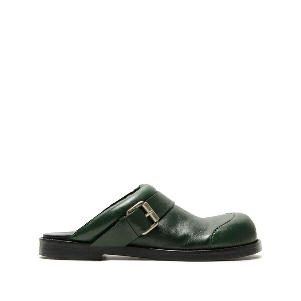 アクネ ストゥディオズ レディース サンダル シューズ Leather mules Green
