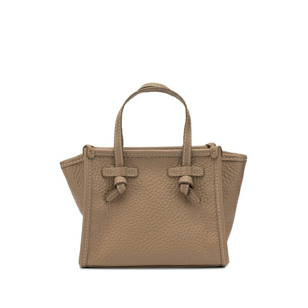 ジャンニ・キアリーニ レディース トートバッグ 御徒面子 Miss marcella knot-detail tote bag Brown