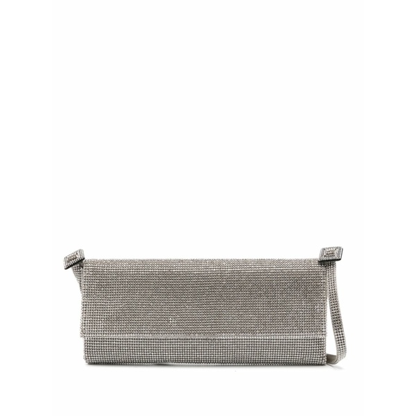 ベネデッタベルジッチーズ レディース ショルダーバッグ 御徒面子 Vittissima la grande crystal-embellished crossbody bag Silver