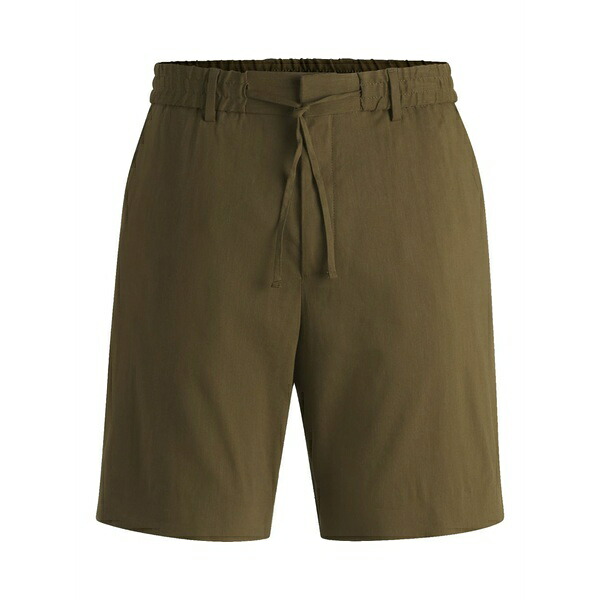 主任者 メンズ 心地よいズボン下 ボトムス Drawstring bermuda shorts Green