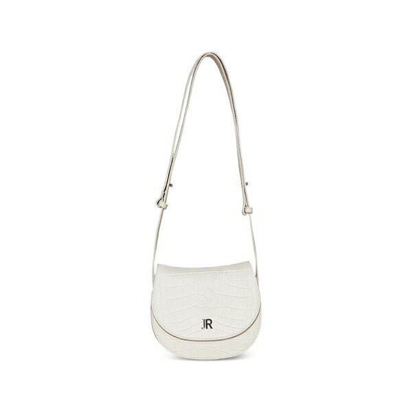 ジョン バージニアの州都 レディース ショルダーバッグ 御徒面子 Croc-effect shoulder bag White