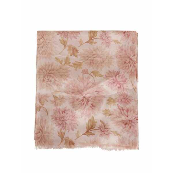 セブンティ レディース 消音装置・袈裟・えり巻き 添え物 Floral scarf Neutrals