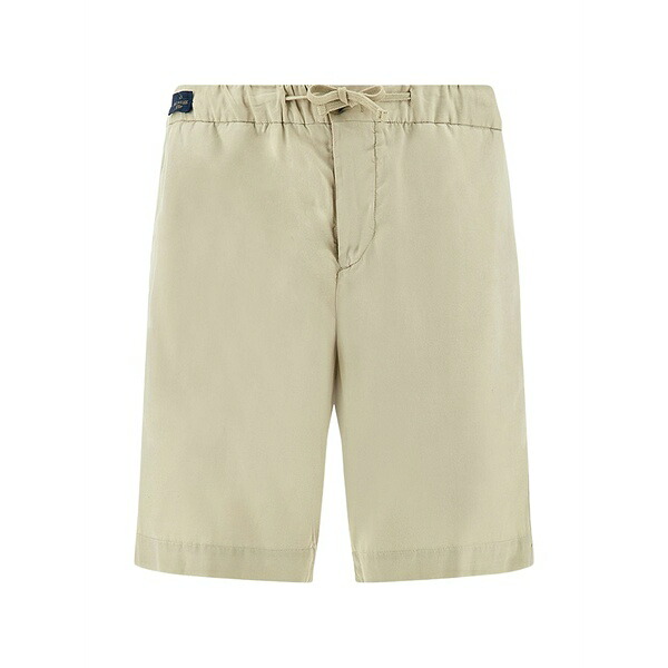 ポールアンドシャーク メンズ 心地好いズボン下 ボトムス Garment-dyed drawstring bermuda shorts Neutrals