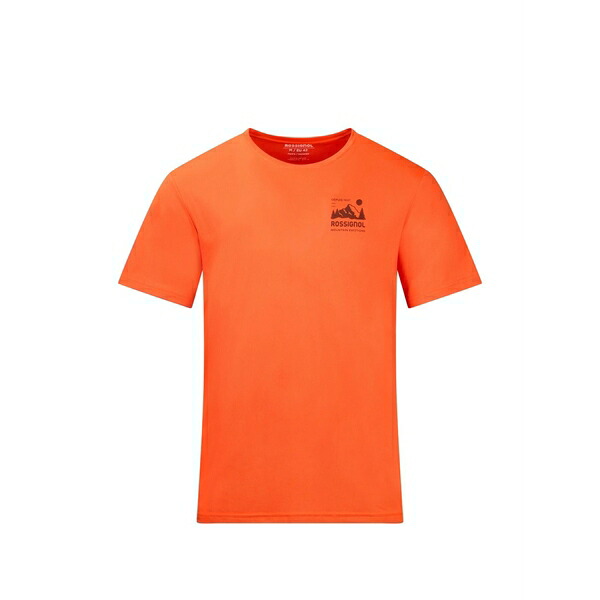 ロシニョール メンズ Tシャツ トップス Graphic active t-shirt Orange｜asty