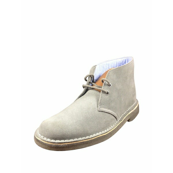 クラークス メンズ ブーツ シューズ X herschel supply co. suede desert boots Grey