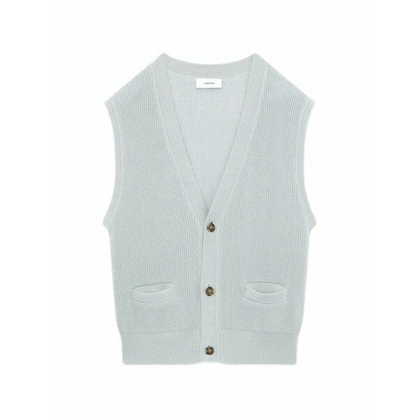 ラルディーニ メンズ プルオーバー トップス V-neck vest Blue