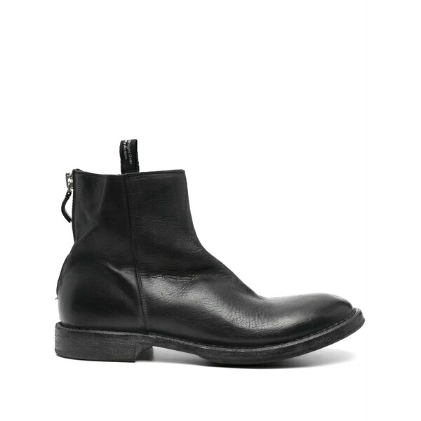 モマ メンズ ブーツ シューズ Logo-tag boots Black|asty