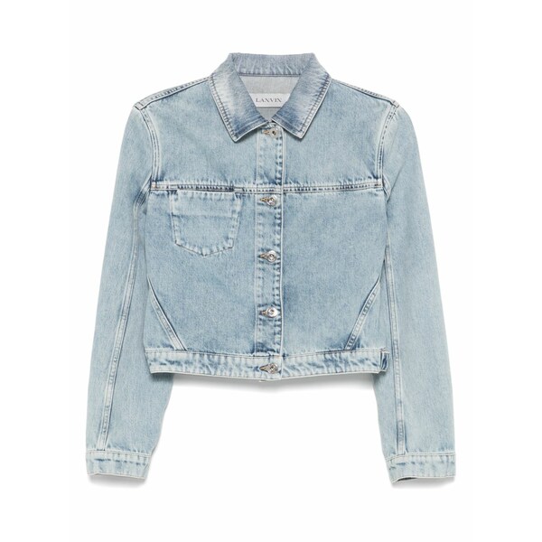 ランバン レディース 上衣＆上衣 アウター Denim jacket Blue