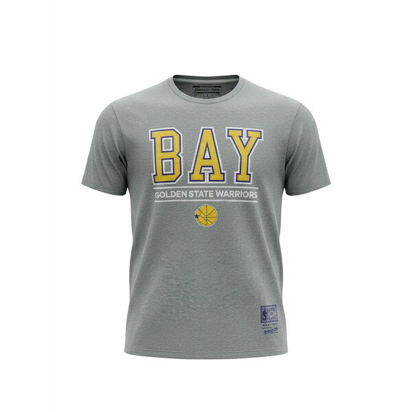 ミッチェル\u0026ネス メンズ プルオーバー トップス Nba golden state warriors t-shirt Grey