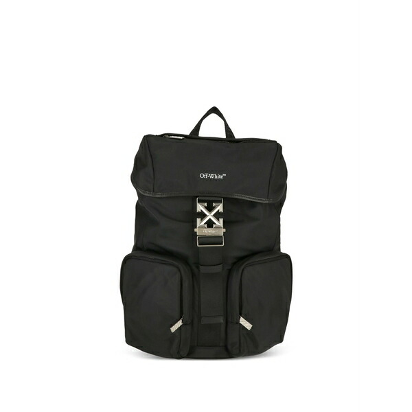 象牙色 メンズ うしろ側風呂敷き包み・背嚢 御徒面子 Logo buckle backpack Black