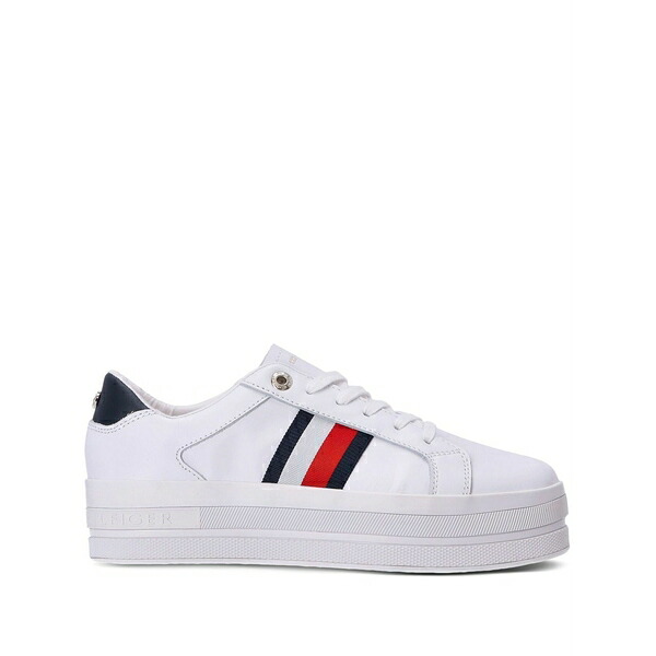 トミー ヒルフィガー レディース スニーカー シューズ Logo-detail sneakers White