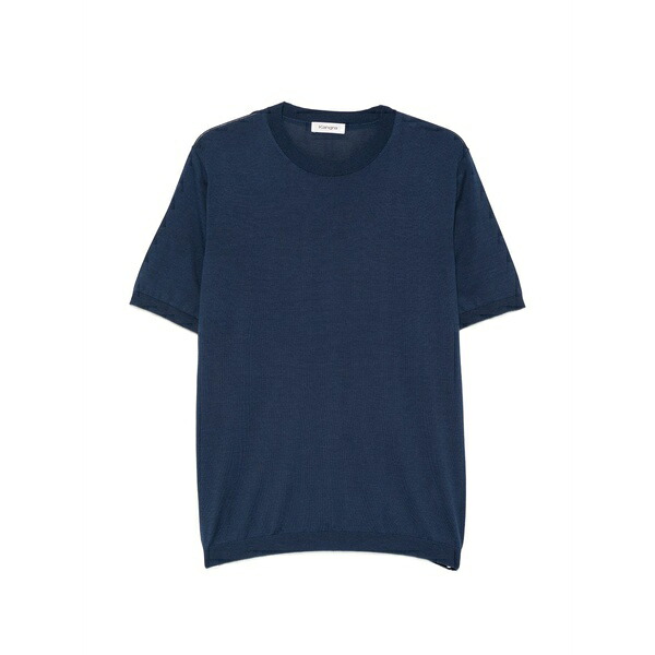 カングラ  メンズ プルオーバー トップス Short-sleeve t-shirt Blue