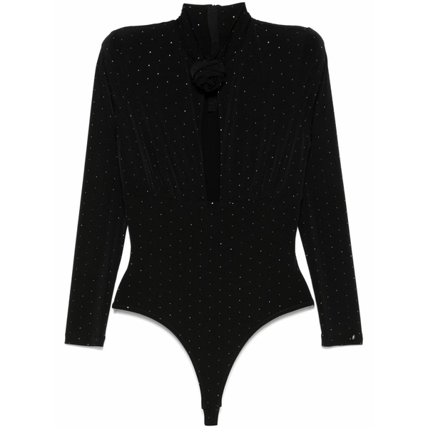 ニッサ レディース プルオーバー トップス Embellished bodysuit Black