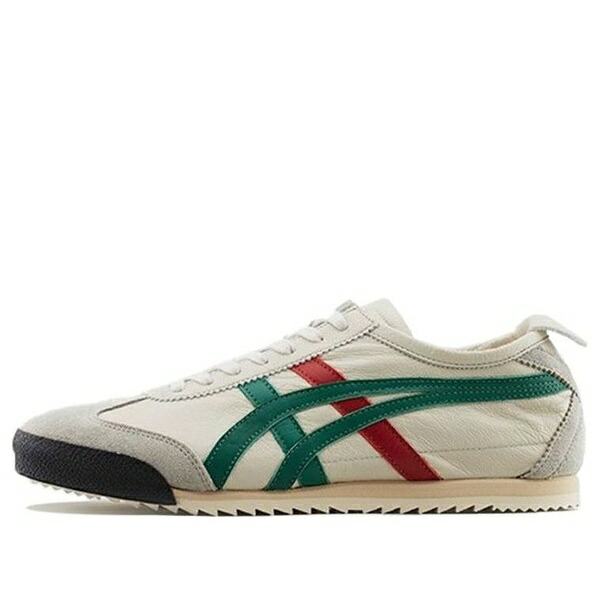 Onitsuka Tiger オニツカタイガー レディース スニーカー 【(WMNS) Onitsuka Tiger Mexico 66 'White Cream Green' 1182A466-101】 サイズ US_7.5(24.5cm)|asty