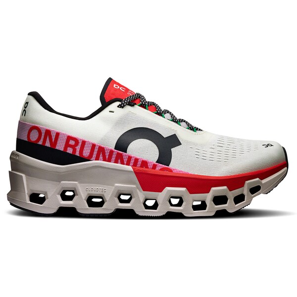 On オン レディース スニーカー  【On Running Cloudmonster 2 Ivory Silver Red (Women)】  サイズ US_7(24.0cm) Ivory/Red