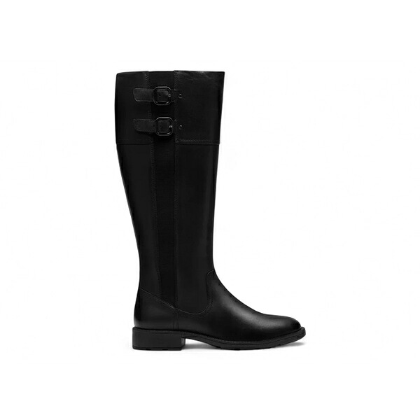Clarks クラークス レディース スニーカー  【Clarks Adalynn Hope Black Leather (Women\u0027s)】  大いさ US_7.5(24.5珊) Black Leather レディース靴-スニーカー-靴