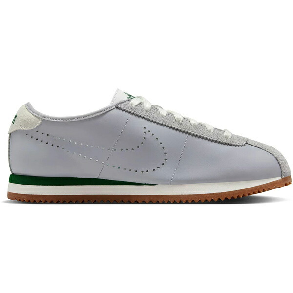 Nike ナイキ レディース スニーカー  【Nike Cortez Wolf Grey Perforated Swoosh (Women)】  サイズ US_8(25.0cm) Wolf Grey/Summit White/Gum Medium Brown/Sport Green