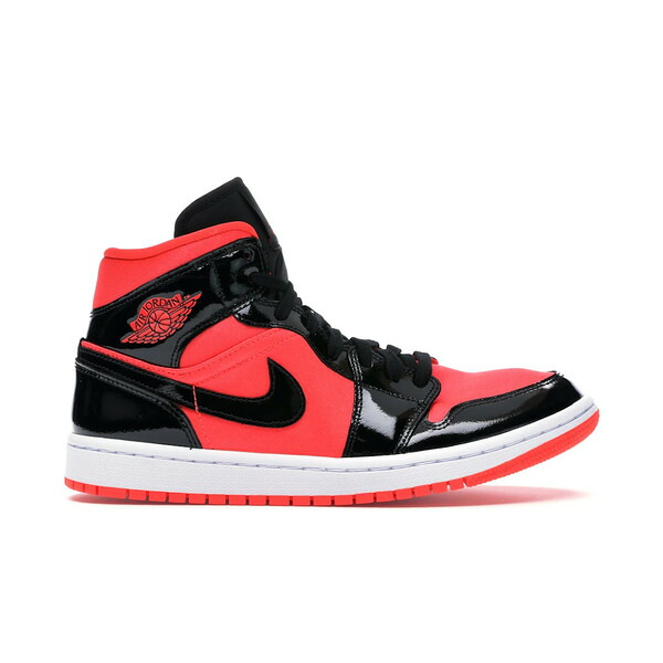 Jordan ジョーダン レディース スニーカー  【Jordan 1 Mid Hot Punch Black (Women)】  サイズ US_9(26.0cm) Bright Crimson/Black
