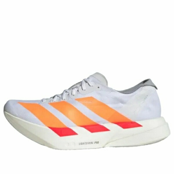 adidas アディダス メンズ スニーカー 【adidas Adizero Adios Pro 4 \u0027White Lucid Orange\u0027 JR7088】  大きさ US_12.5(30.5糎)