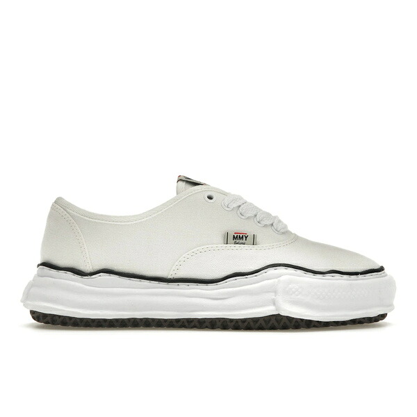 Maison Mihara Yasuhiro ミハラヤスヒロ メンズ スニーカー  【Maison Mihara Yasuhiro Baker OG Sole Canvas Low White】  大いさ US_6(24.0珊) White/Grey スニーカー-靴-メンズ靴