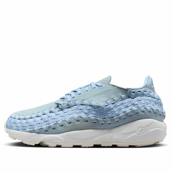 Nike ナイキ レディース スニーカー Denim/Wheat Gold/Ice Blue/White/Summit White 【(WMNS) Nike Air Footscape Woven \u0027Washed Denim\u0027 FV6103-400】  大きさ US_W_10.5