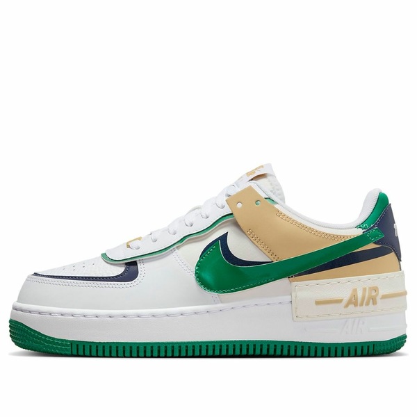 Nike ナイキ レディース スニーカー White/Malachite/Sesame/Midnight Navy 【(WMNS) Nike Air Force 1 Shadow \u0027White Malachite Sesame\u0027 DZ1847-102】  大きさ US_5.5(22.5糎)