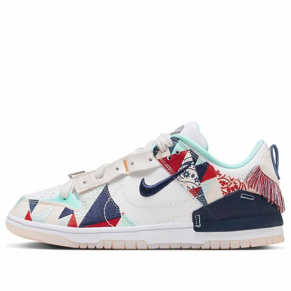 Nike ナイキ レディース スニーカー WHITE/MIDNIGHT NAVY-WHITE-JADE ICE-MYSTIC RED-PHANTOM 【(WMNS) Nike Dunk Low Disrupt 2 Native Patterns FN8917-141】  サイズ US_W_10