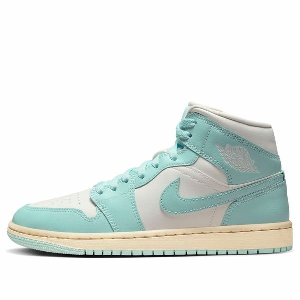 Air Jordan ジョーダン レディース スニーカー Blue/White 【(WMNS) Air Jordan 1 Mid 'Light Dew' BQ6472-132】 サイズ US_8(25.0cm)｜asty