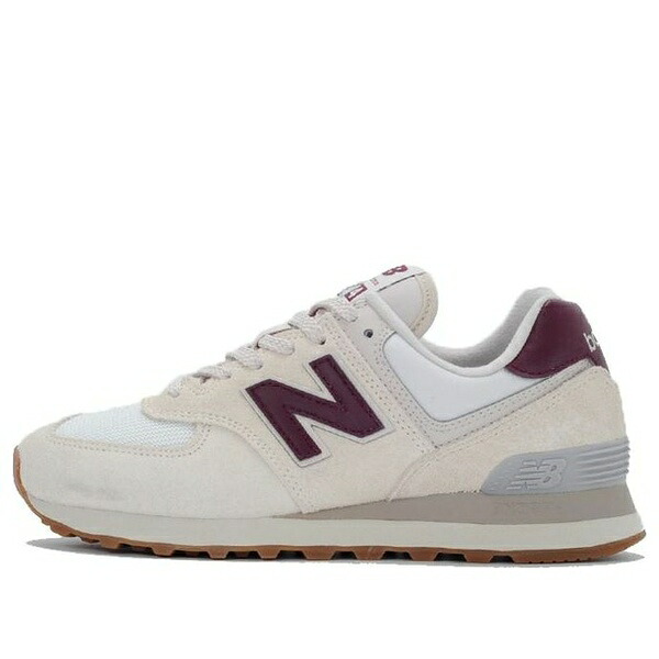 New Balance ニューバランス レディース スニーカー Creamy 【(WMNS) New Balance 574v2 'Moonbeam Burgundy' WL574RCF】 サイズ US_9(26.0cm)|asty