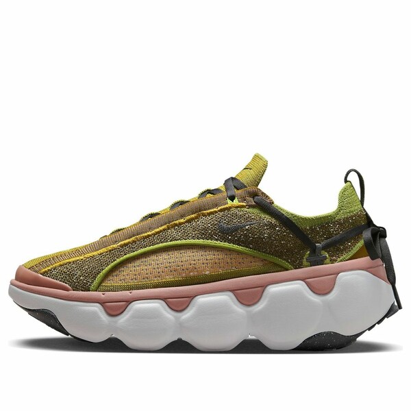 Nike ナイキ レディース スニーカー Pear/Dark Smoke Grey/Bronzine/Volt 【(WMNS) Nike Flyknit Bloom \u0027Bronzine\u0027 FD2149-300】  大いさ US_7.5(24.5珊) スニーカー-靴