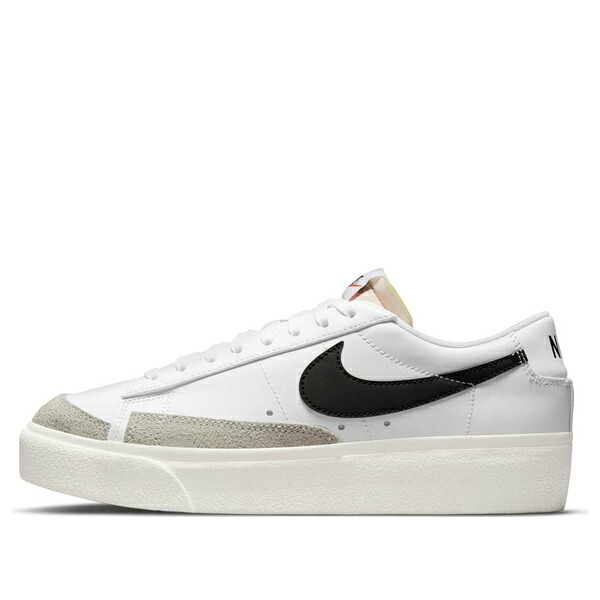 Nike ナイキ レディース スニーカー White/Black/Sail/Team Orange 【(WMNS) Nike Blazer Low Platform \u0027White Black\u0027 DJ0292-101】  大きさ US_8.5(25.5糎)
