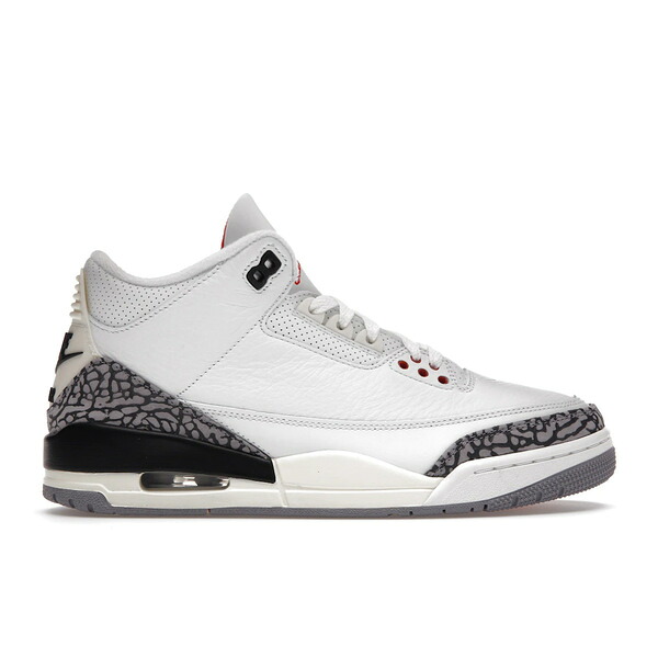 Jordan ジョーダン メンズ スニーカー  【Jordan 3 Retro White Cement Reimagined】  大きさ US_7(25.0糎) Summit White/Fire Red/Black/Cement Grey