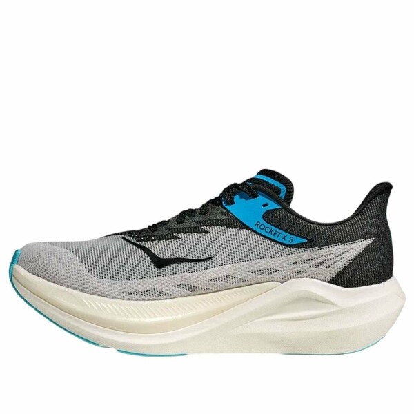 HOKA ONE ONE ホカオネオネ メンズ スニーカー  【HOKA ONE ONE Rocket X 3 \u0027White Black\u0027 1168724-WBLC】  大きさ US_10.5(28.5糎)