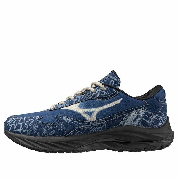 Mizuno ミズノ メンズ スニーカー 【Mizuno x BUAISOU Wave Rider Beta 'Mugen Blue White' D1GD244101】 サイズ US_9(27.0cm)｜asty