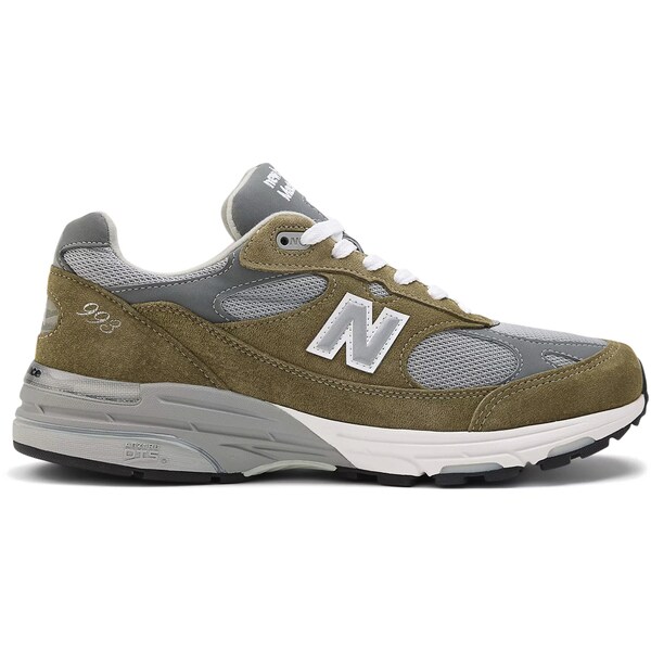 New Balance ニューバランス メンズ スニーカー 【New Balance 993 MiUSA Covert Green Medium Gray】 サイズ US_9.5(27.5cm) Covert Green/Medium Gray/White｜asty
