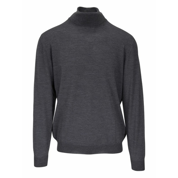 フェデーリ メンズ 編み物\u0026プルオーバー アウター Turtleneck wool sweater Grey