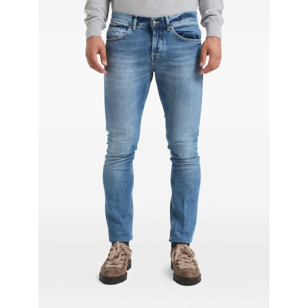 ドンダップ メンズ デニムパンツ ボトムス Five-pockets jeans Blue|asty