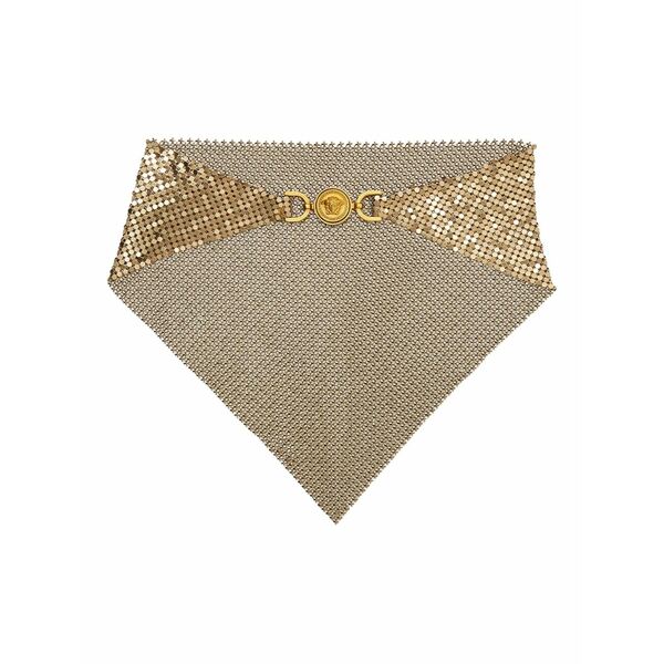 ヴェルサーチ レディース えり巻き・袈裟・えり巻き 付属物 Chainmail scarf Gold