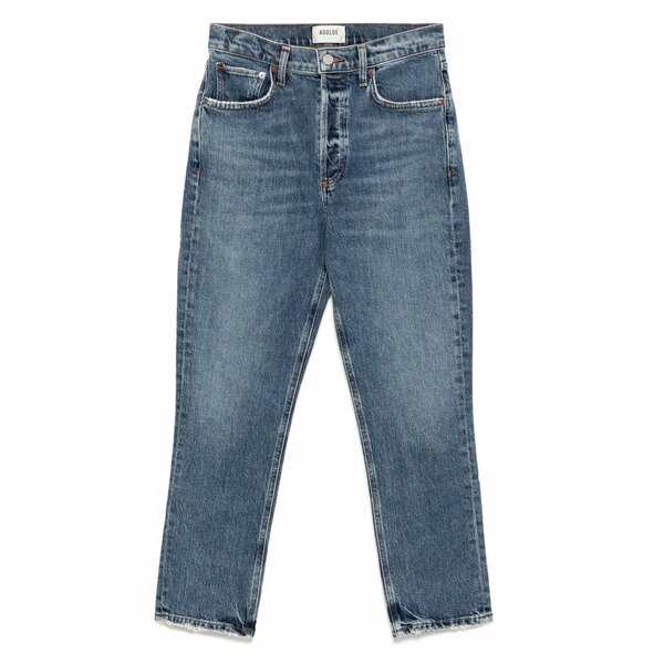 アゴルド レディース デニムパンツ ボトムス Riley crop jeans Blue|asty